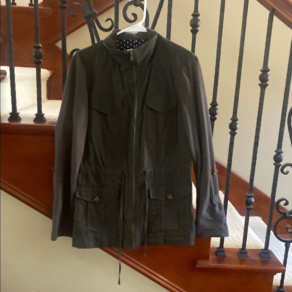 Market & Spruce Utility Jacket - Dark Olive